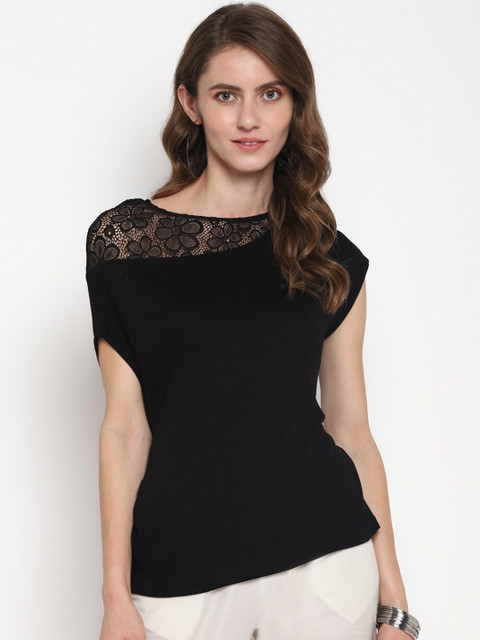 

Taurus Black Extended Sleeves Top
