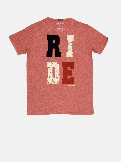 

Indian Terrain Boys Red Printed T-Shirt