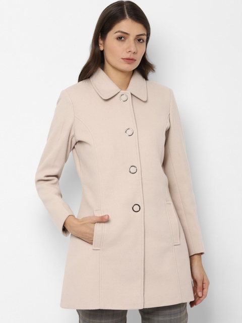 

Allen Solly Woman Women Beige Longline Tailored Jacket