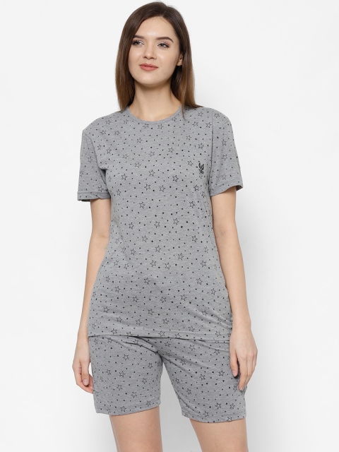 

VIMAL JONNEY Women Grey Printed Night suit
