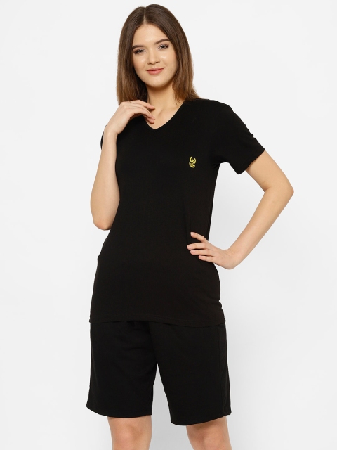 

VIMAL JONNEY Women Black Night suit