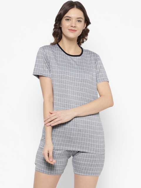 

VIMAL JONNEY Women Grey Cotton Blend Tracksuits