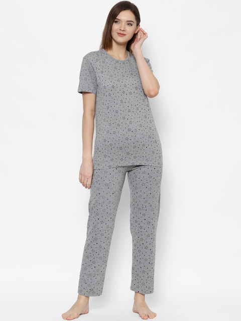

VIMAL JONNEY Women Grey Cotton Blend Tracksuits