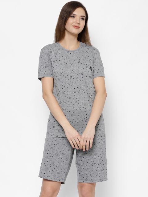 

VIMAL JONNEY Women Grey Printed Night suit