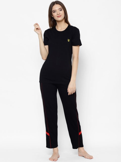 

Vimal Jonney Women Black Solid Tracksuit