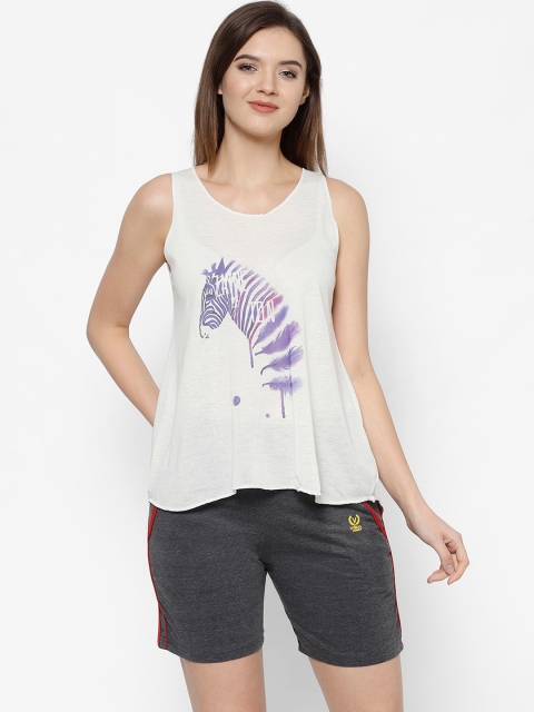 

VIMAL JONNEY Women Grey Cotton Blend Tracksuits