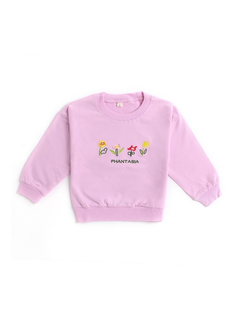 

Hopscotch Girls Lavender Printed Sweatshirt