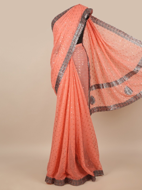 

Pothys Pink Embellished Saree