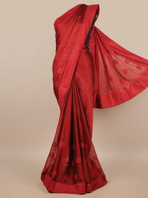 

Pothys Maroon Floral Saree
