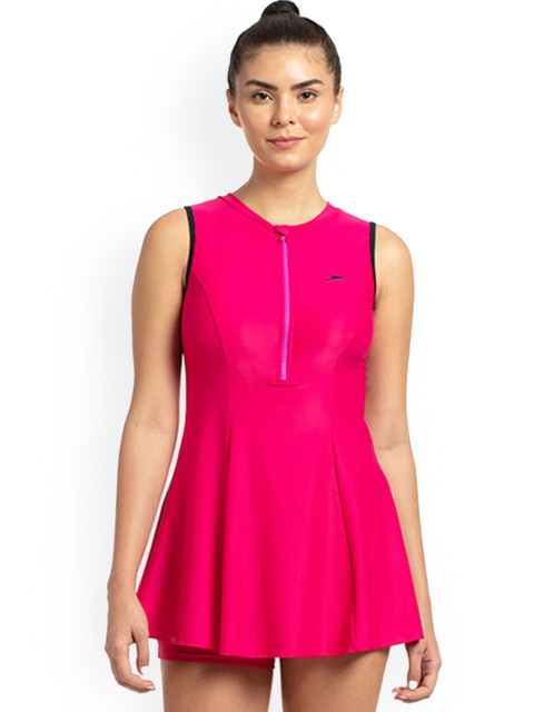 

Speedo Woman Pink Solid Swimming Dress