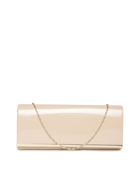

Mast & Harbour Beige Clutch with Chain Strap