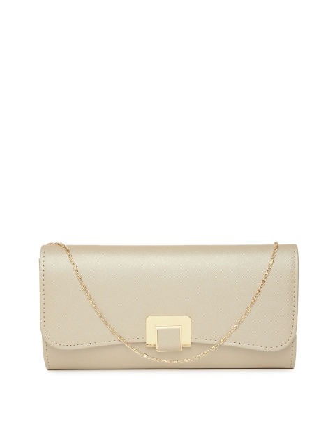 

Mast & Harbour Beige Clutch with Chain Strap