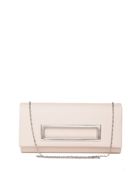 

Mast & Harbour Beige Clutch with Chain Strap
