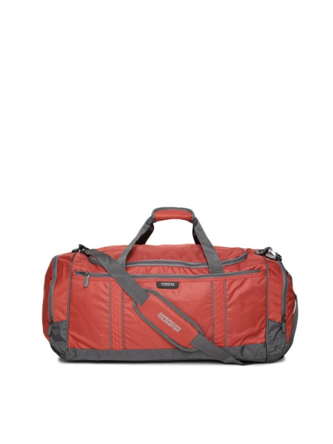 

AMERICAN TOURISTER Unisex Rust Orange Colourblocked Duffel Bag