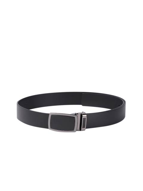 

Van Heusen Men Black Solid Leather Formal Belt