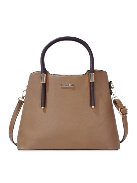 

Luvoksi Brown PU Structured Handheld Bag