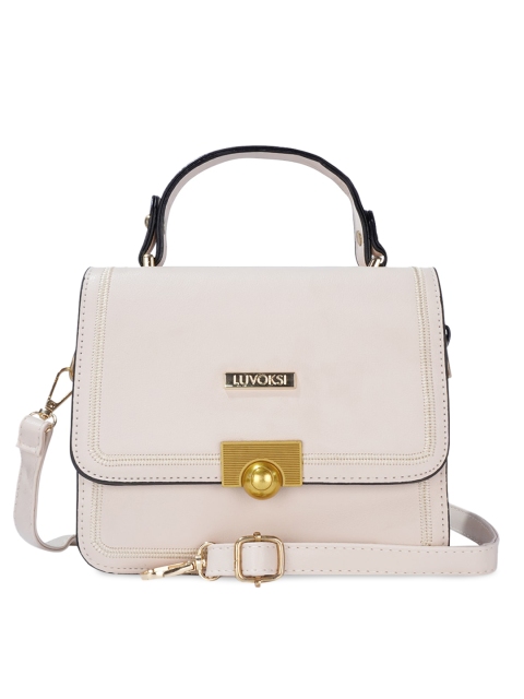 

Luvoksi White PU Structured Satchel
