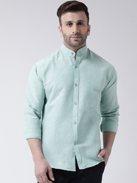 

KHADIO Men Green Casual Shirt
