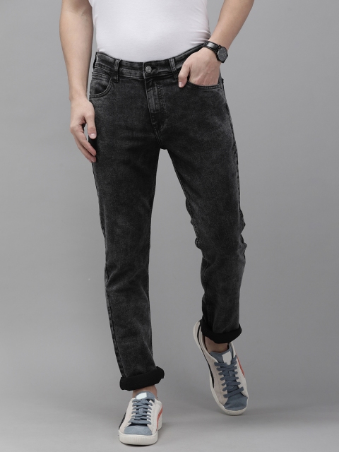 

French Connection Men Grey Slim Fit Light Fade Stretchable Jeans