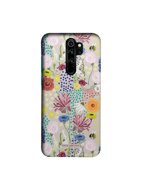 

macmerise Grey & Orange Bee Garden Stone Xiaomi Redmi Note 8 Pro Back Case