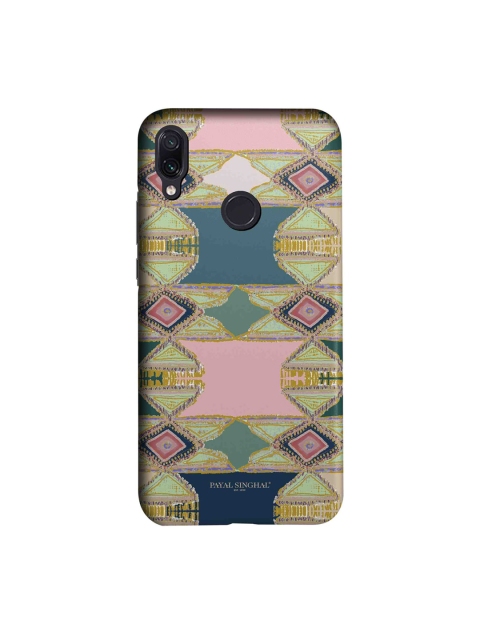 

macmerise Blue & Pink Printed Xiaomi Redmi Note 7 Back Case