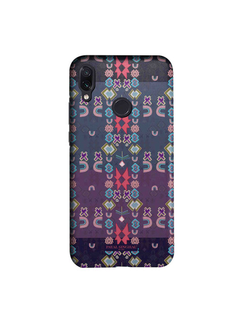 

macmerise Purple & Red Printed Xiaomi Redmi Note 7 Back Case