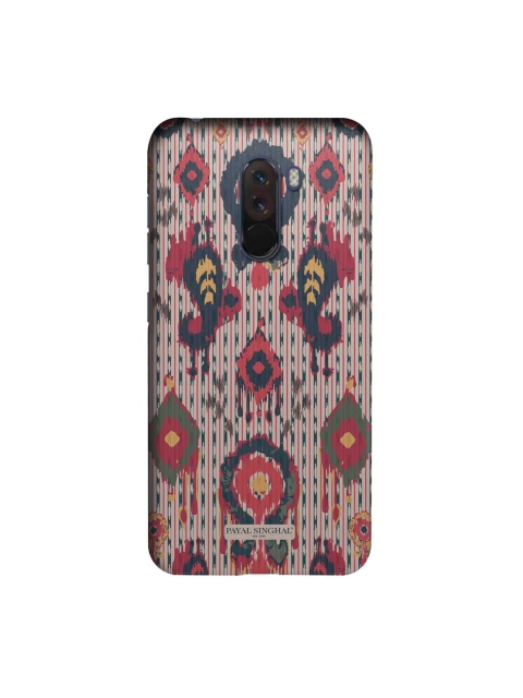 

macmerise Red & Pink Ikat Printed Xiaomi Poco F1 Back Case