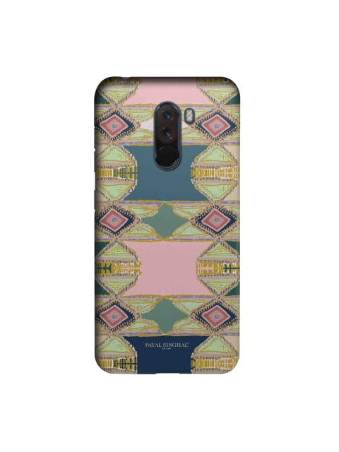 

macmerise Green & Pink Printed Xiaomi Poco F1 Back Case