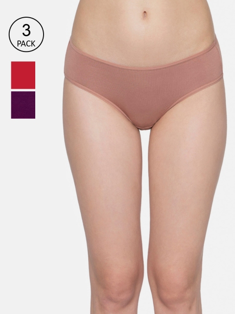 

Triumph Stretty Cotton 80 Medium Coverage Midi Brief - Pack of 3, Assorted