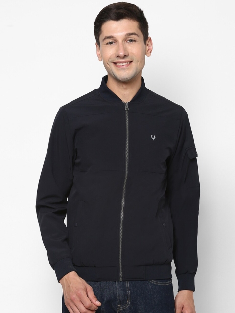 

Allen Solly Men Navy Blue Solid Sporty Jacket