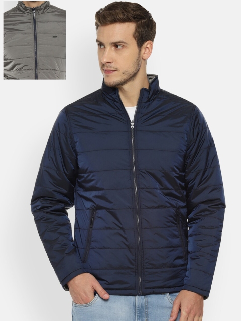 

Van Heusen Sport Men Navy Blue Reversible Padded Jacket