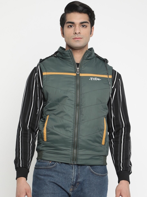 

V2 Value & Variety Men Olive Green Lightweight Bomber Jacket
