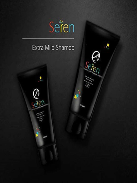 

Seren Pack Of 4 Extra Mild Shampoo - 100ml, Black