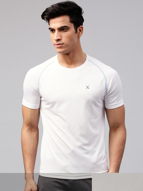 

HRX by Hrithik Roshan Men Pack of 2 Rapid Dry T-shirts, Grey