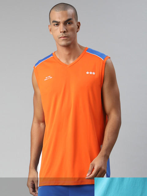

HRX By Hrithik Roshan Men Pack Of 2 Rapid-Dry Basketball T-shirt, Blue