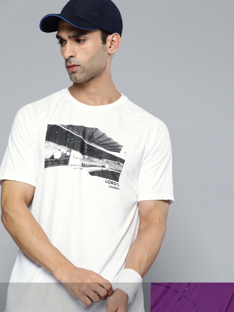 

HRX by Hrithik Roshan Men Pack of 2 Rapid-Dry T-shirt, Purple