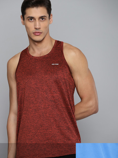 

HRX By Hrithik Roshan Men Pack of 2 Rapid-Dry Tshirt, Red