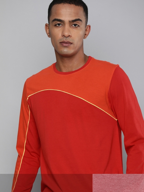 

HRX by Hrithik Roshan Men Pack of 2 Printed T-shirt, Red
