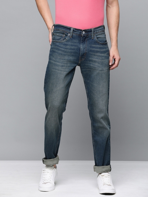 

Levis Men Blue 511 Slim Fit Heavy Fade Mid-Rise Stretchable Jeans