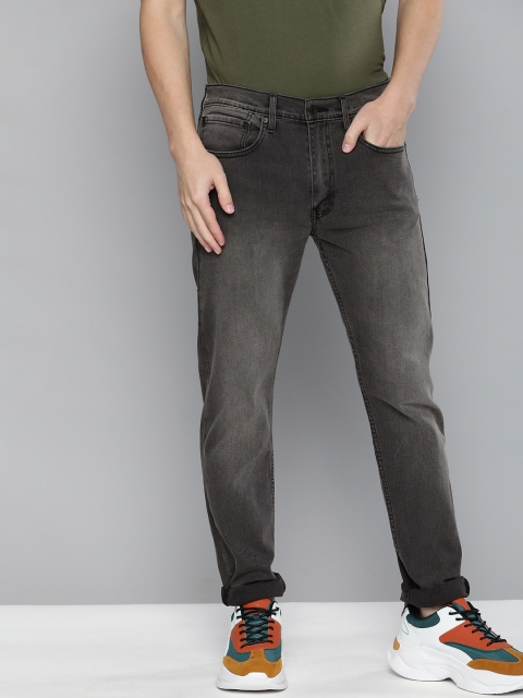 

Levis Men Grey Slim Fit Mid-Rise Heavy Fade Clean Look Jeans