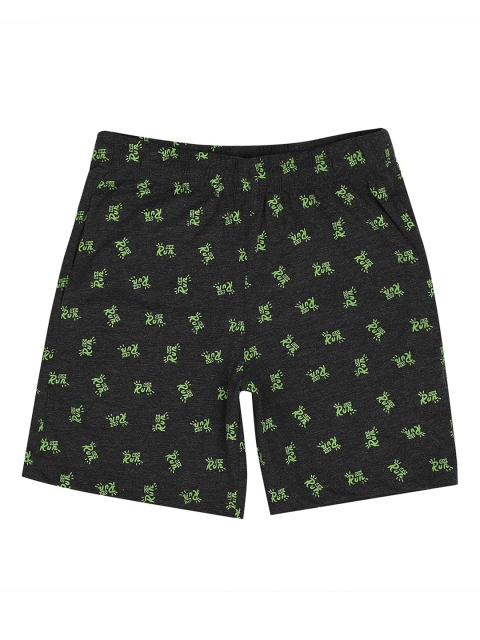 

PROTEENS Boys Grey Printed Shorts