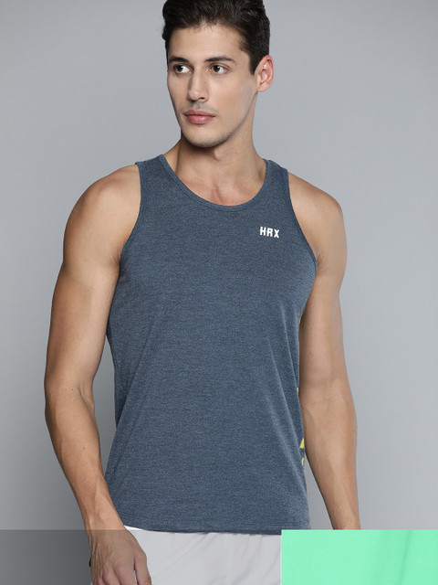 

HRX By Hrithik Roshan Men Pack of 2 Training & Basketball Tshirts, Green