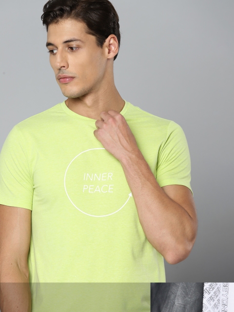 

HRX By Hrithik Roshan Men Pack Of 2 Printed T-shirts, White