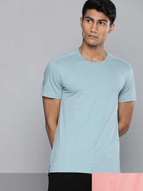

HRX by Hrithik Roshan Men Pack of 2 Yoga T-shirts, Blue