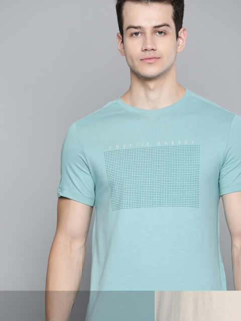 

HRX by Hrithik Roshan Men Pack of 2 Multi Printed Round Neck T-shirt, Beige