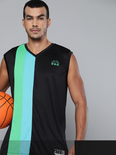 

HRX by Hrithik Roshan Men Pack Of 2 Black Tshirt