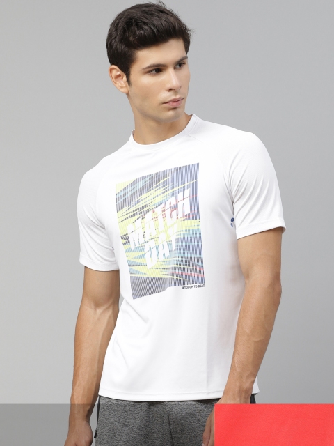 

HRX By Hrithik Roshan Men Pack of 2 White & Red Printed Bio-Wash Cricket Tshirt