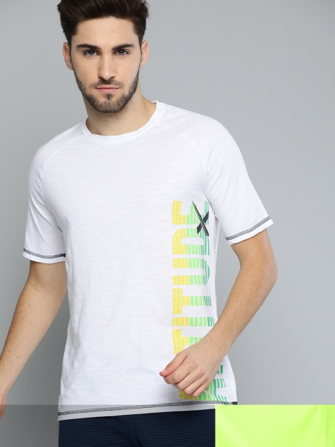

HRX by Hrithik Roshan Men Pack Of 2 Printed Tshirts, White