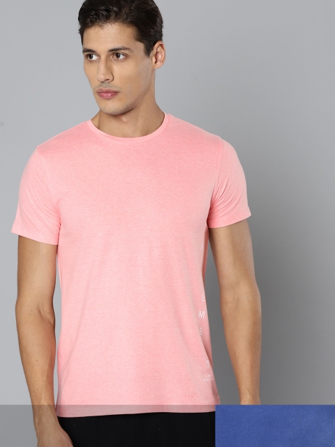 

HRX by Hrithik Roshan Men Pack Of 2 T-shirts, Pink
