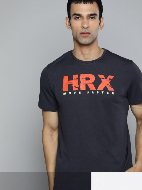 

HRX by Hrithik Roshan Men Pack of 2 Printed Rapid-Dry T-shirt, White